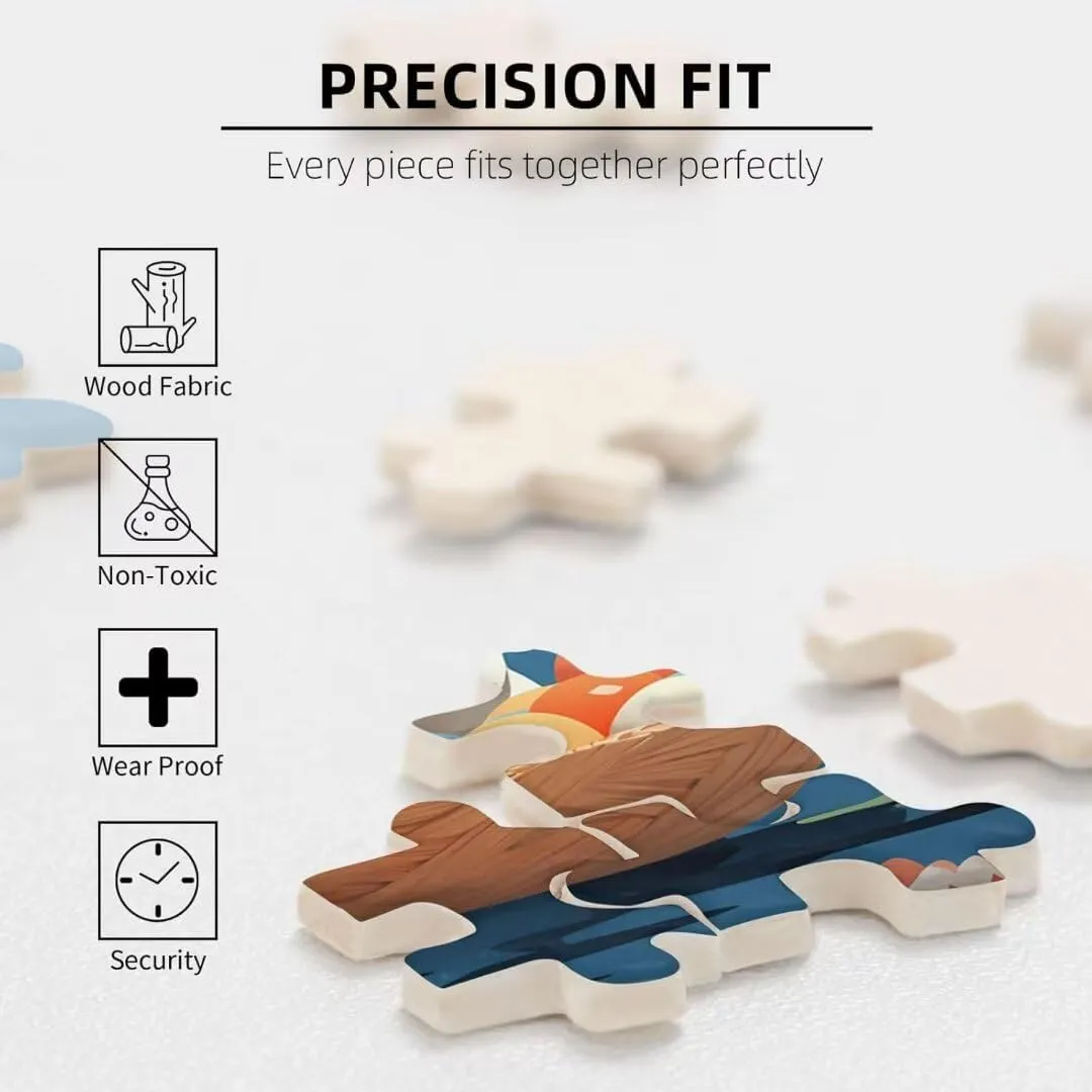 500 Piece Jigsaw Puzzle for Adults Dinosaur T-Rex Jungle Challenging and Intense Puzzle Game for Dinosaur Fans Wall Decor Gift Family Game Night Fun