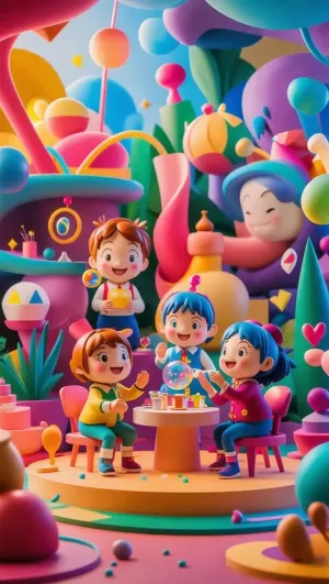 500 Pieces The Fantasy Toy Shop Jigsaw Puzzle for Adults & for Kids Toy Gift Fun Challenging Educational Gift Art Home Decor