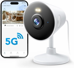 5G & 2.4G Indoor/Outdoor Security Camera for Home, Baby/Elder/Dog/Pet Camera with Phone App, WiFi Camera w/Spotlight Color Night Vision 2-Way Audio