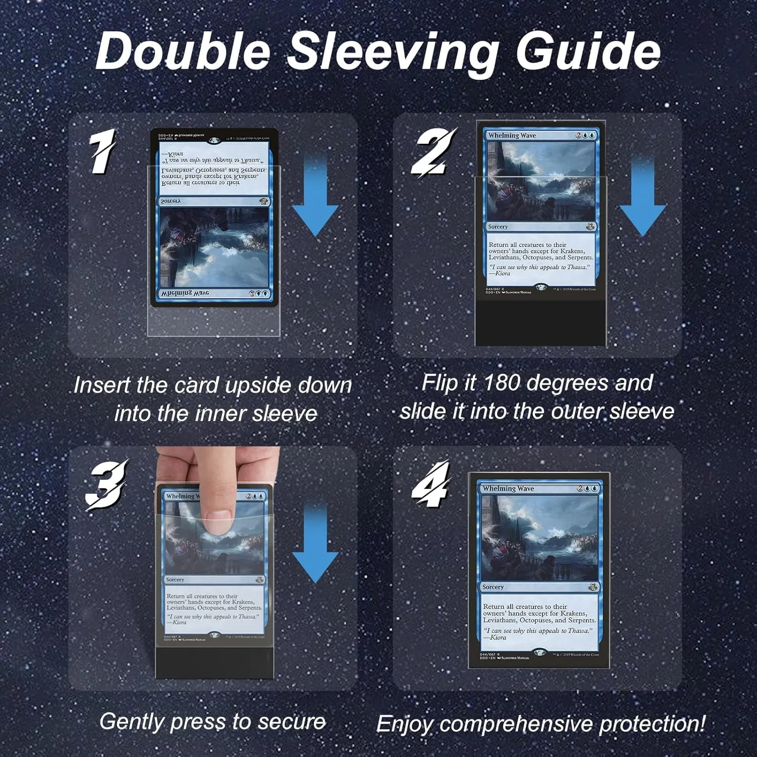 600 Pack Card Sleeves, Perfect Fit Inner Sleeves Ideal for Double-Sleeving, Trading Card Sleeve Compatible with MTG, TCG, Gaming Cards