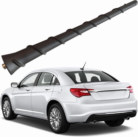 8 Inch Rubber Antenna for Chrysler 200 (2011-2014), Chrysler 200 Antenna - Car Wash Proof, Internal Copper Coil Antenna Mast Replacement