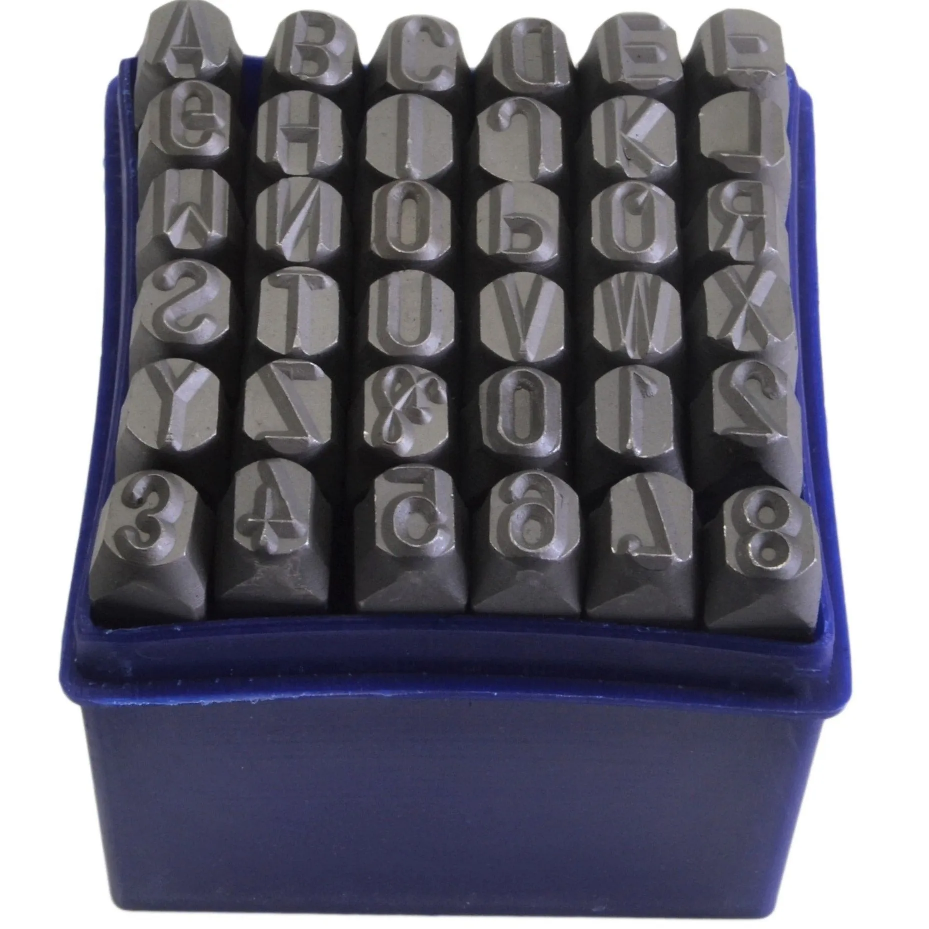 8mm Letter and Number Stamp Punch 36 piece