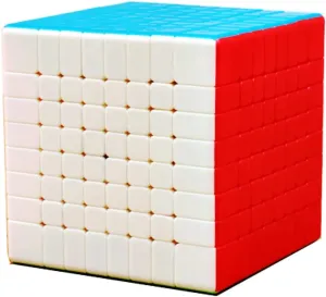 8x8 Cube Stickerless 8x8x8 Speed Cube Puzzle Gifts Toys(70mm)
