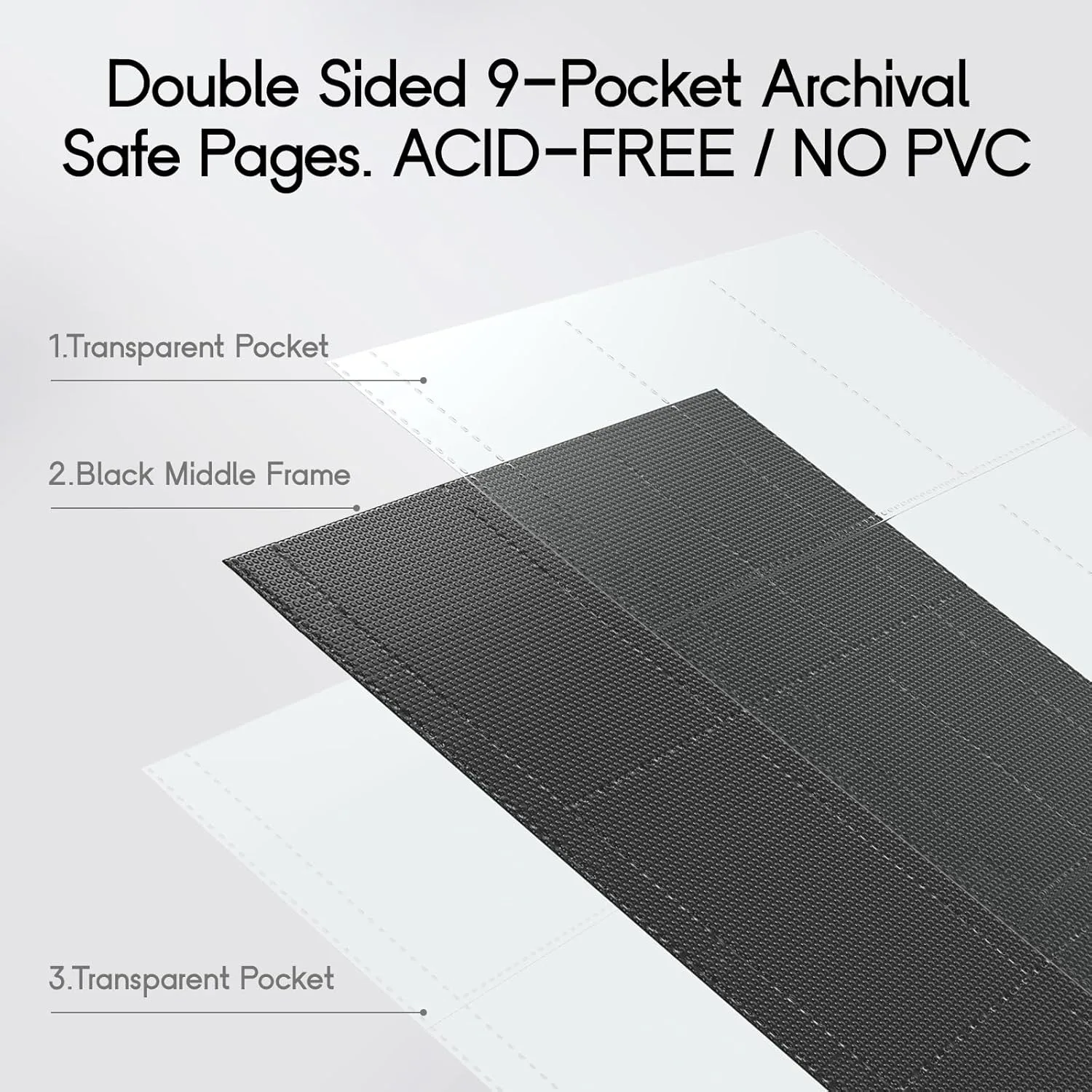 9 Pocket 800  Pockets Trading Card Binder, Fit 828 Cards - Large Ringless Side Loading Card Album for TCG -Green