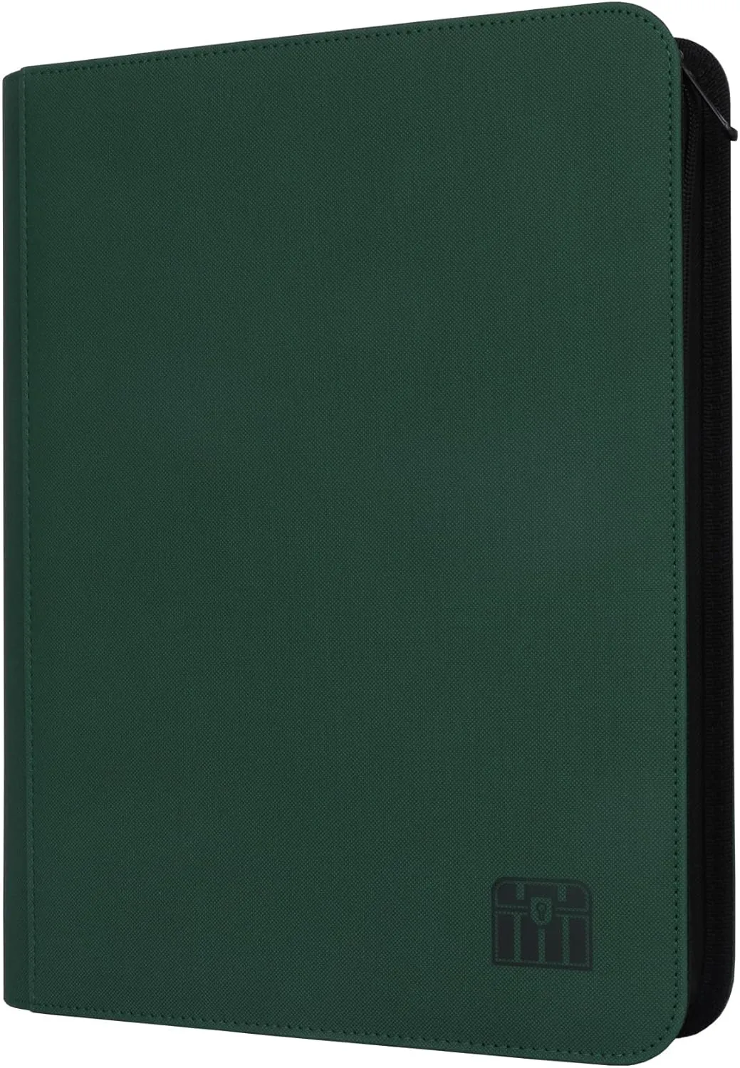 9 Pocket 800  Pockets Trading Card Binder, Fit 828 Cards - Large Ringless Side Loading Card Album for TCG -Green