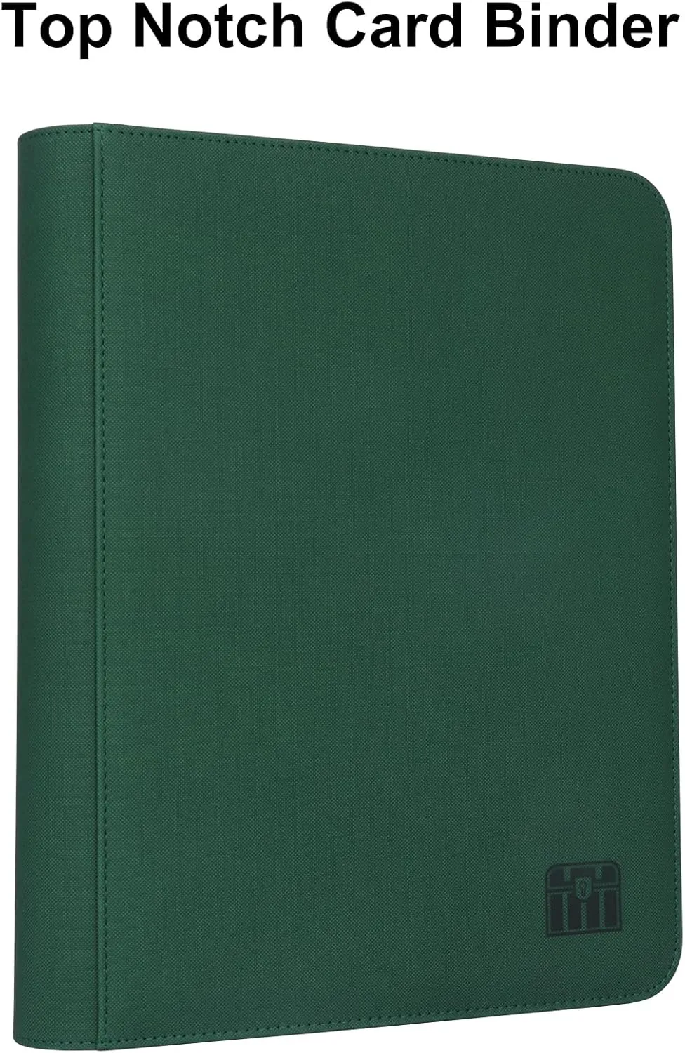 9 Pocket 800  Pockets Trading Card Binder, Fit 828 Cards - Large Ringless Side Loading Card Album for TCG -Green