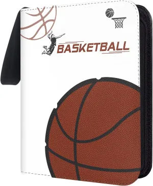 900 Cards Basketball Card Binder,9 Pocket with 900 Cards Trading Card Albums Sleeve Protectors,Card Storage Case Fits for Collecting Baseball,Hockey,Football,Basketball Or Gaming Trading Cards