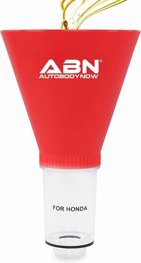 ABN Automotive Engine Oil Funnel - Compatible with Honda and Nissan for No Spill Oil Change