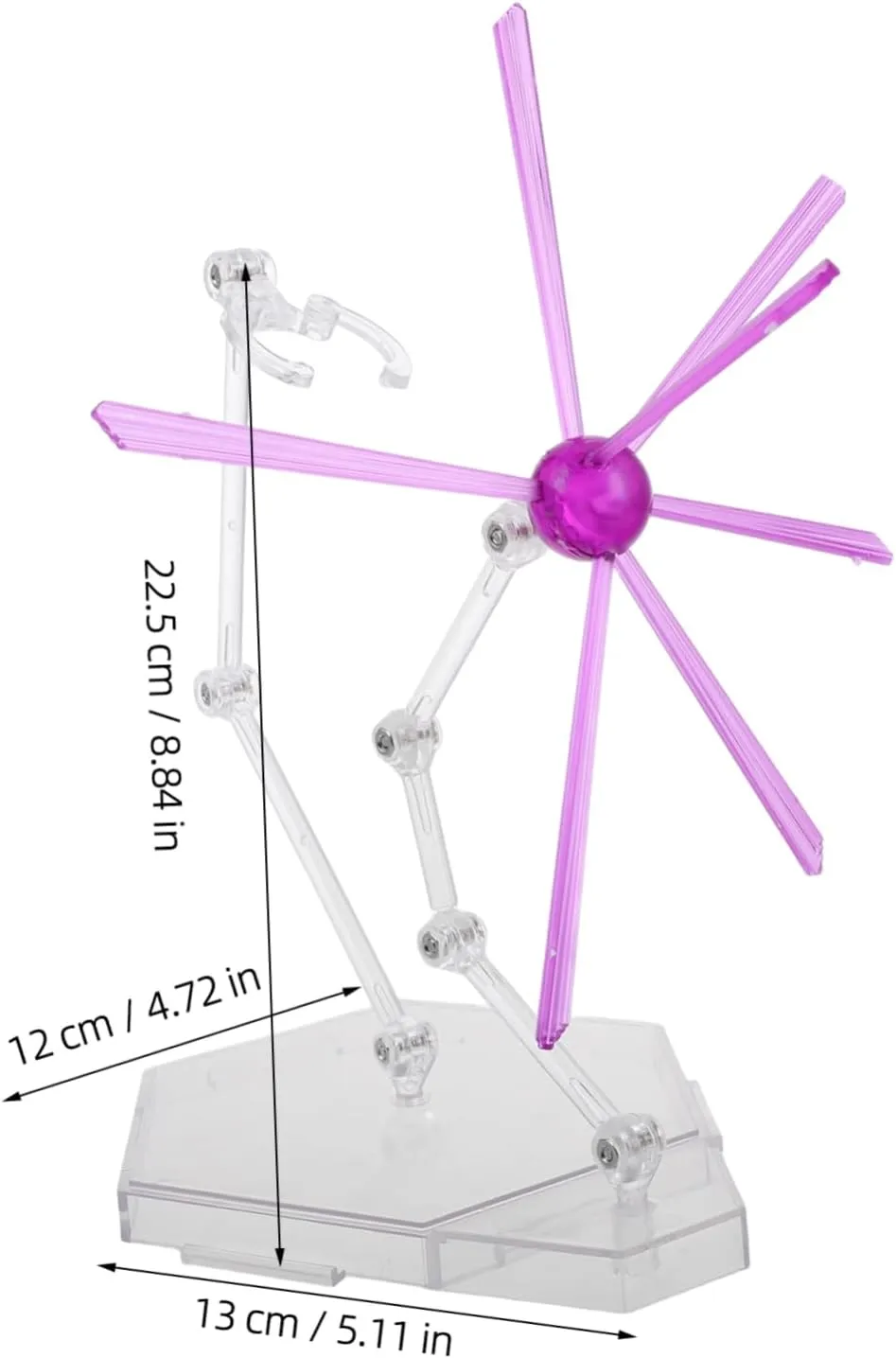 Action Figures Stands Plastic Model Supports with Stable Craftsmanship for Collectibles