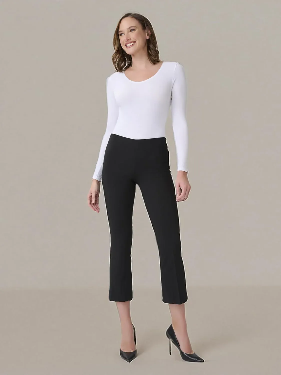 Adrianna Papell Women's Flare Leg Pull on Pant