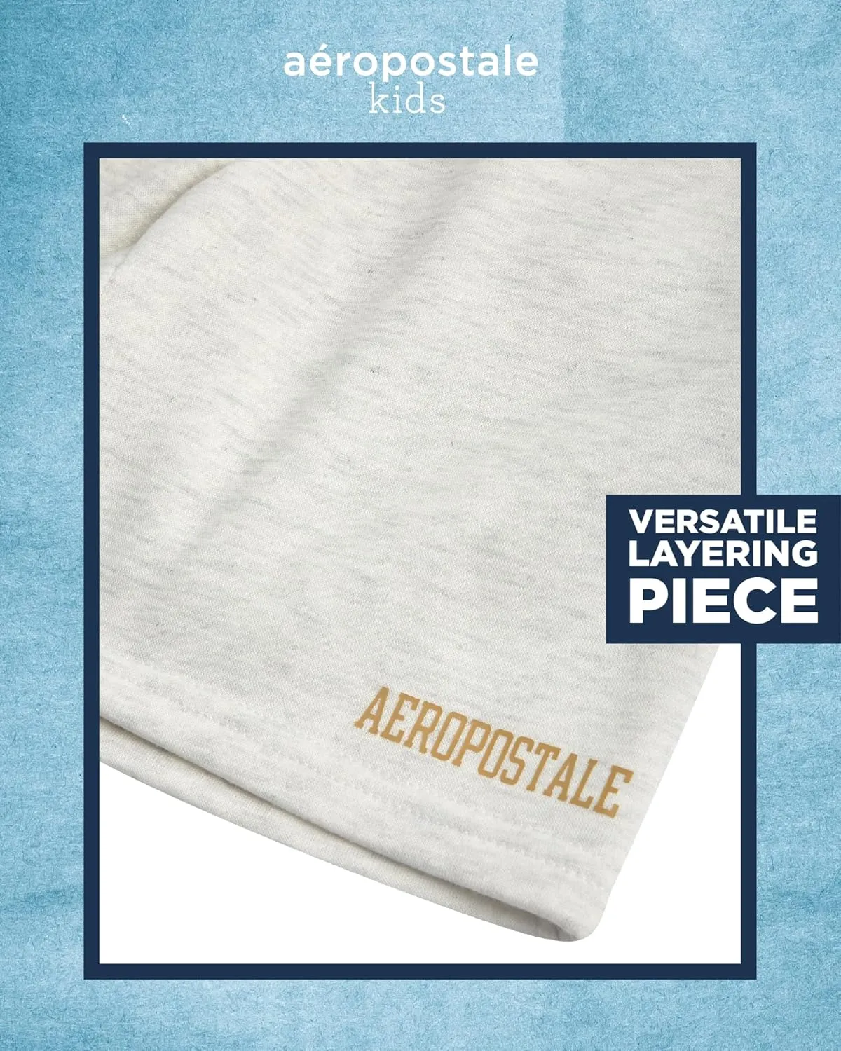 AEROPOSTALE Boys' Active Shorts Set - 3 Piece Performance Jersey Crewneck Graphic Tees and Fleece Shorts Set (Sizes: 8-12)