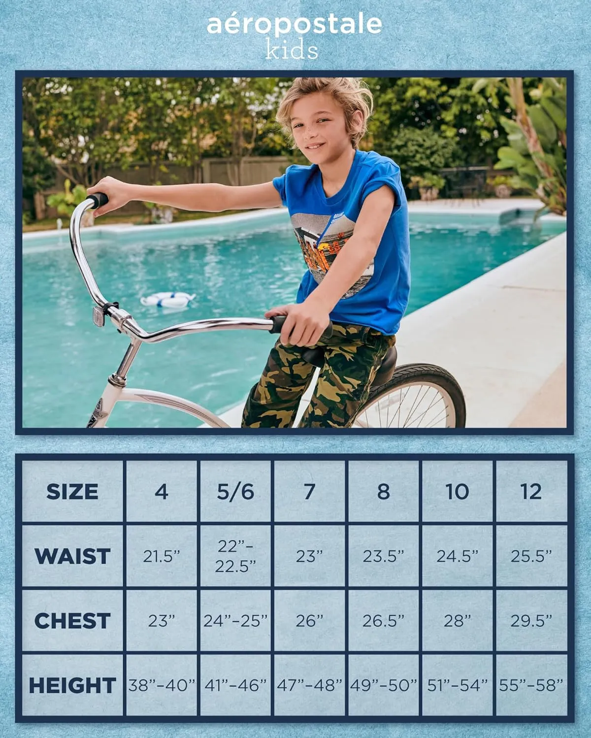 AEROPOSTALE Boys' Active Shorts Set - 3 Piece Performance Jersey Crewneck Graphic Tees and Fleece Shorts Set (Sizes: 8-12)