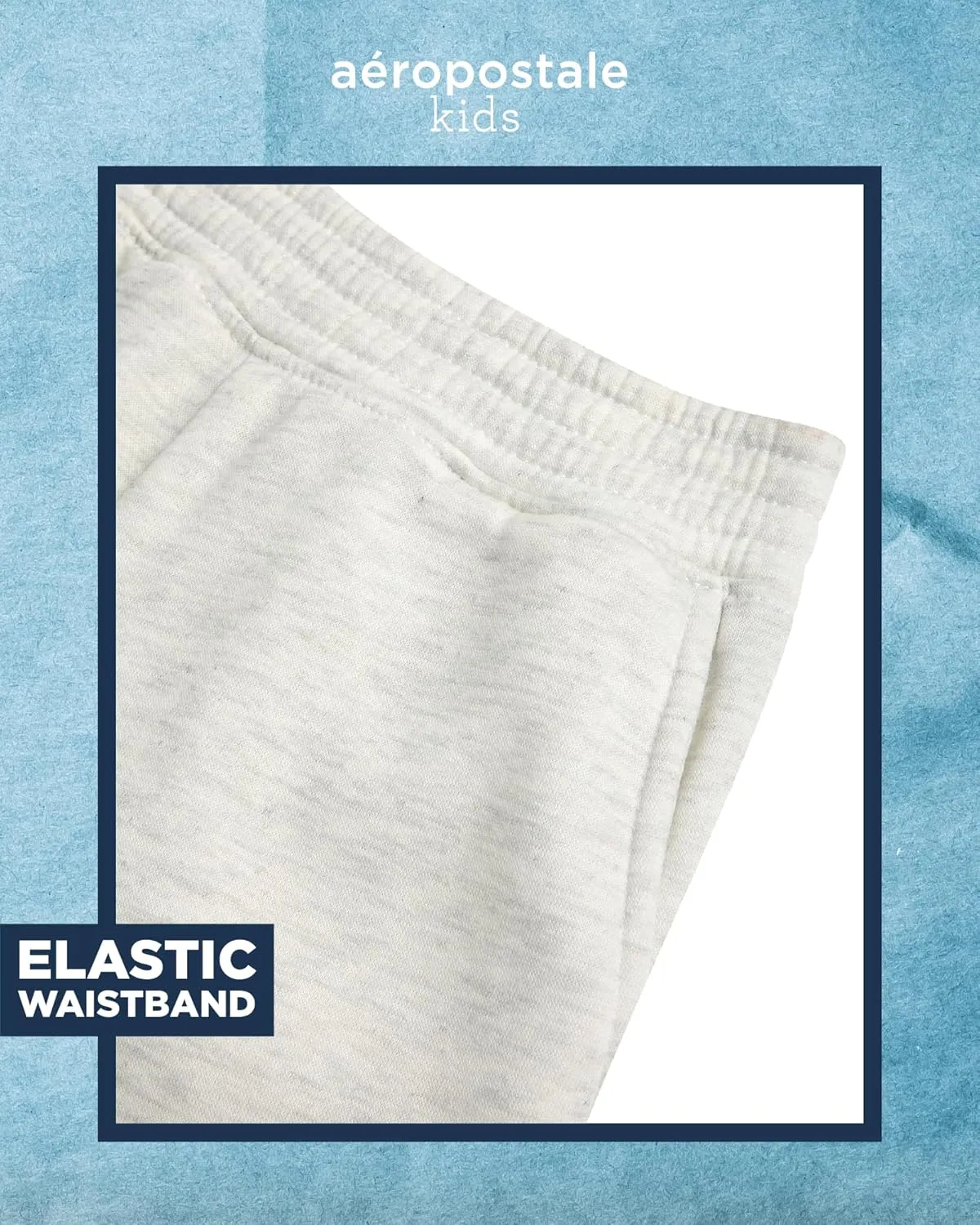 AEROPOSTALE Boys' Active Shorts Set - 3 Piece Performance Jersey Crewneck Graphic Tees and Fleece Shorts Set (Sizes: 8-12)