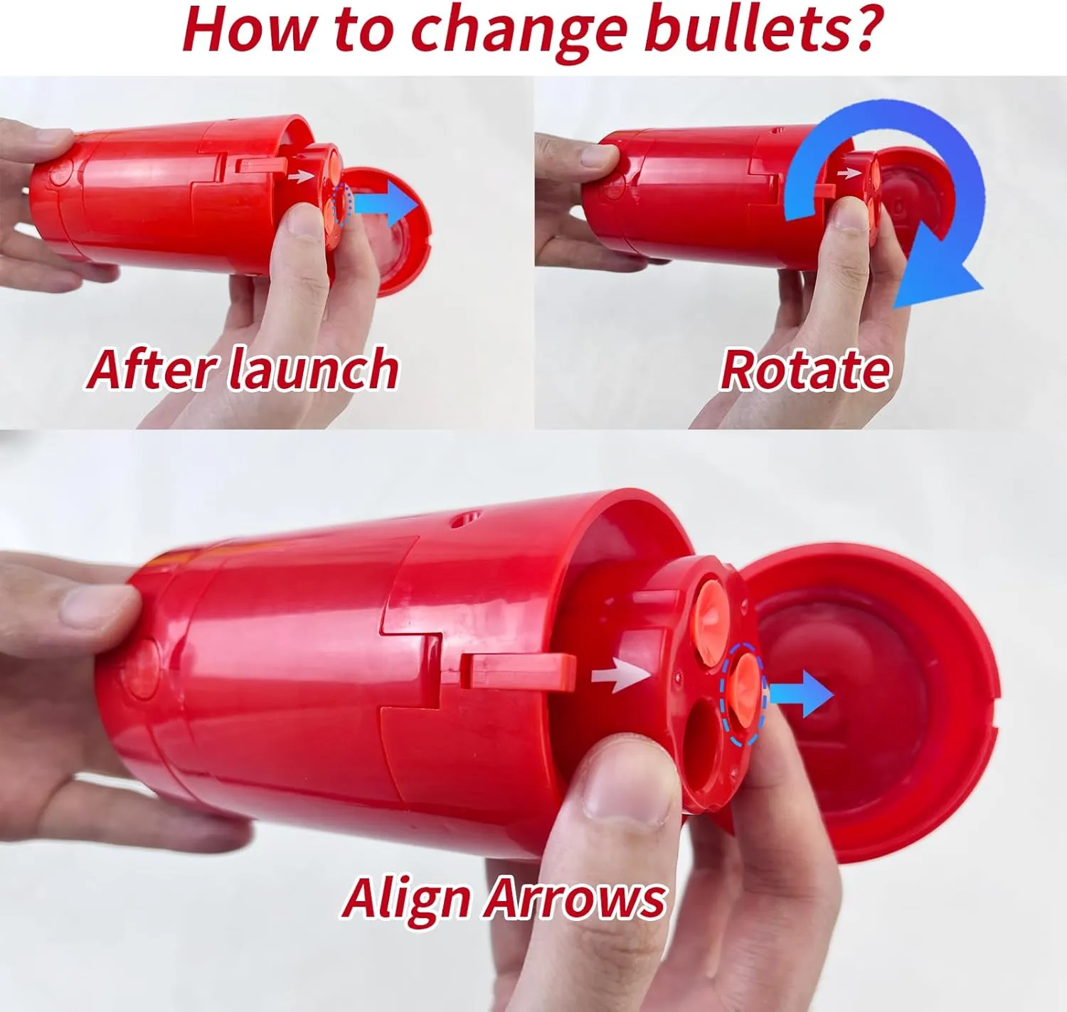 AGM MASTECH Transforming Soda Can Toy Gun - Shoots Soft Foam Darts, includes Shooting Target, Ideal Gift for Boys and Girls, Perfect for Indoor and Outdoor Play
