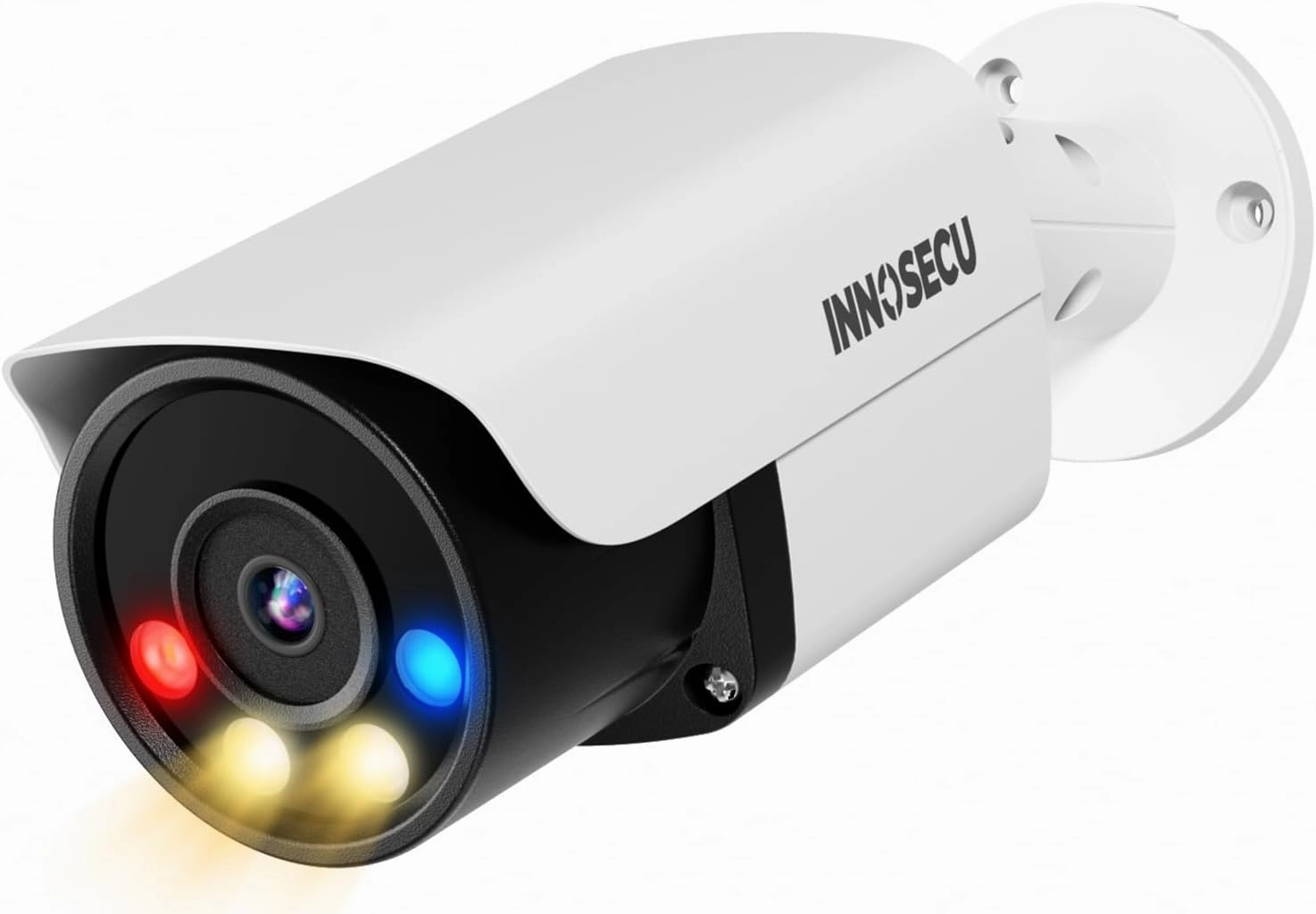 AI 8MP Bullet IP PoE Camera, 4K Security Surveillance Camera, Smart Instant Siren Alarm, Color Night Vision, Two-Way Audio, 2.8mm Lens 110°, Face Detection, Human&Vehicle Detection, INB8BD37D