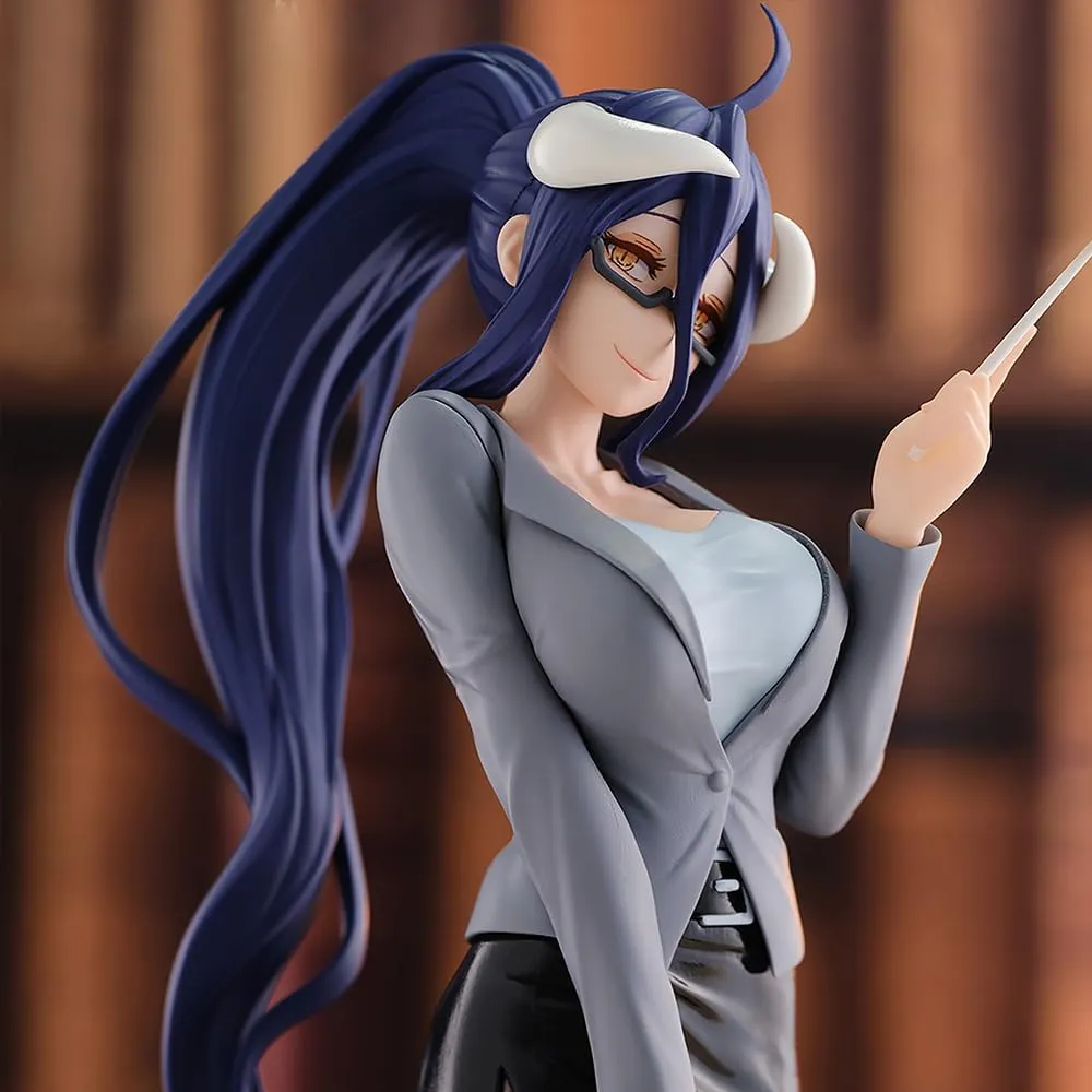 Albedo Figure Anime Albedo Action Figure Anime Shalltear Figure Collectible Desktop Ornaments