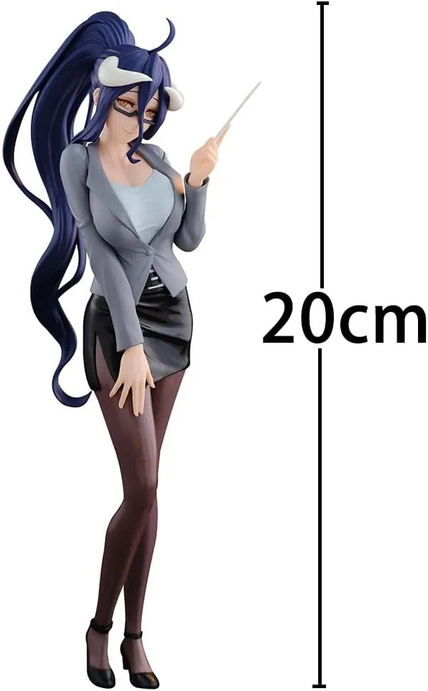 Albedo Figure Anime Albedo Action Figure Anime Shalltear Figure Collectible Desktop Ornaments
