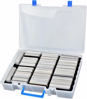 ALKOO 2200  Large Trading Card Storage Box Case Holder for Kids Against Maturity, C.A.H MTG Deck Organizer for Cards Against Humanity/for Magic The Gathering Sports Cards& Expansions