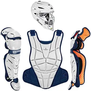 All-Star Catcher’s Gear Kit – Includes Helmet, Chest Protector & Leg Guards – Lightweight, Durable Baseball Protective Set, Meets NOCSAE