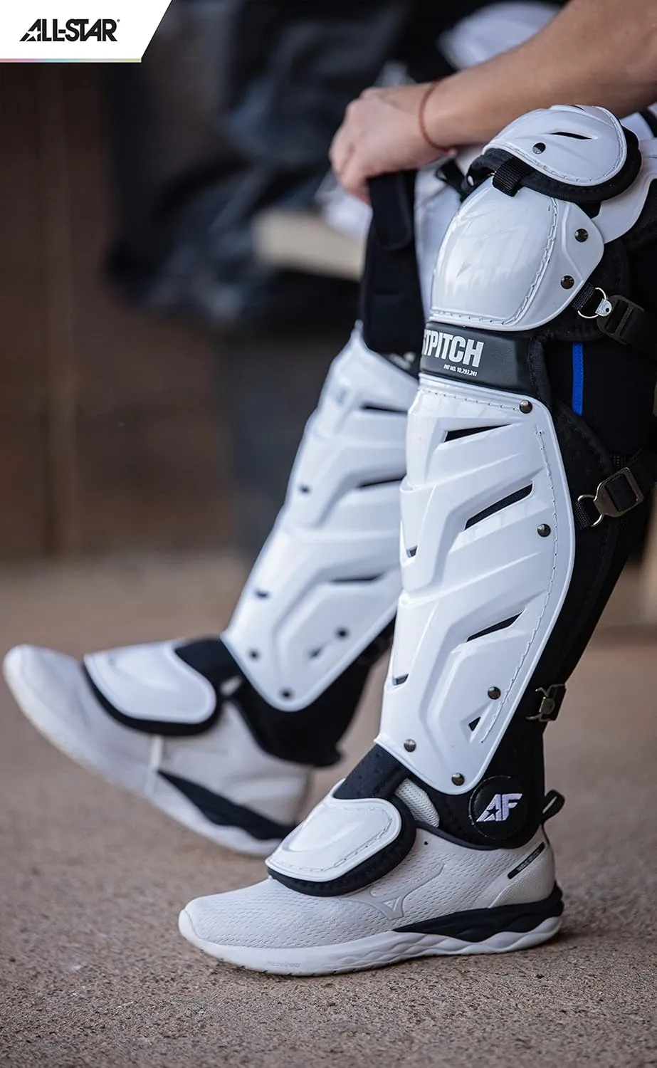 All-Star Catcher’s Gear Kit – Includes Helmet, Chest Protector & Leg Guards – Lightweight, Durable Baseball Protective Set, Meets NOCSAE