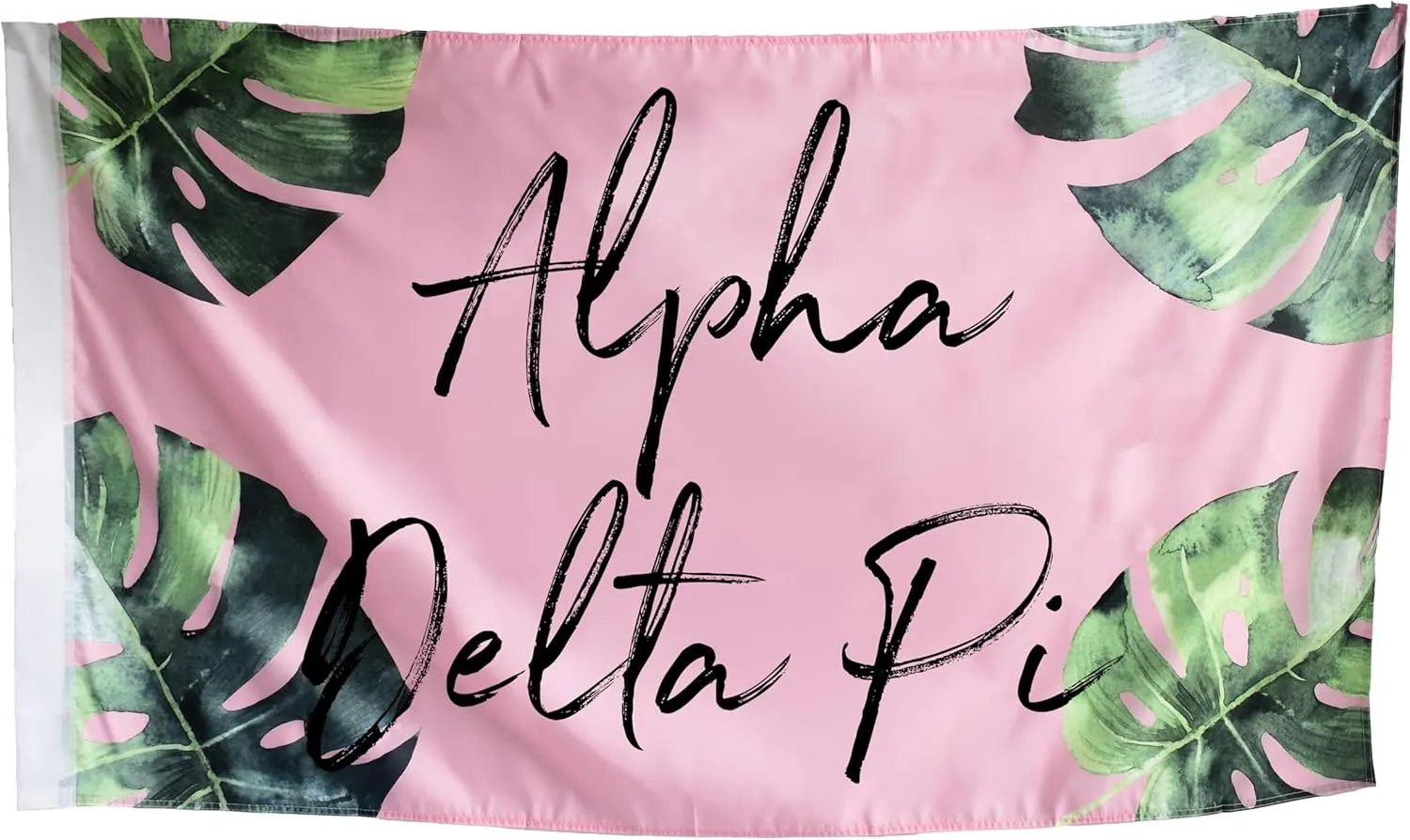 Alpha Delta Pi - Sorority Letter Flag (Tropical Design)