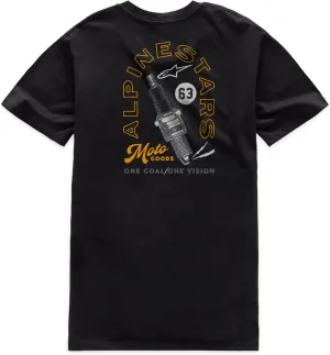 Alpinestars 1214-73146-10-XL: Sparky Csf Tee Black Xl