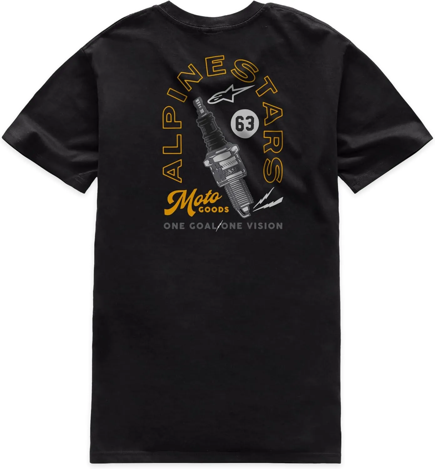 Alpinestars 1214-73146-10-XL: Sparky Csf Tee Black Xl