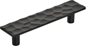 Amerock | Cabinet Pull | Matte Black | 3-3/4 inch (96 mm) Center to Center | Kamari | 1 Pack | Drawer Pull | Drawer Handle | Cabinet Hardware