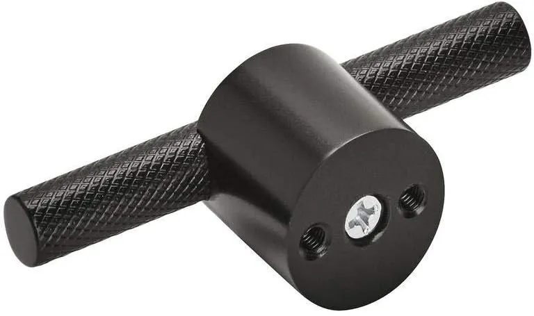 Amerock | Cabinet Pull | Matte Black | 5/8 inch (16 mm) Center to Center | Transcendent | 1 Pack | Drawer Pull | Drawer Handle | Cabinet Hardware