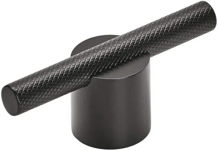 Amerock | Cabinet Pull | Matte Black | 5/8 inch (16 mm) Center to Center | Transcendent | 1 Pack | Drawer Pull | Drawer Handle | Cabinet Hardware