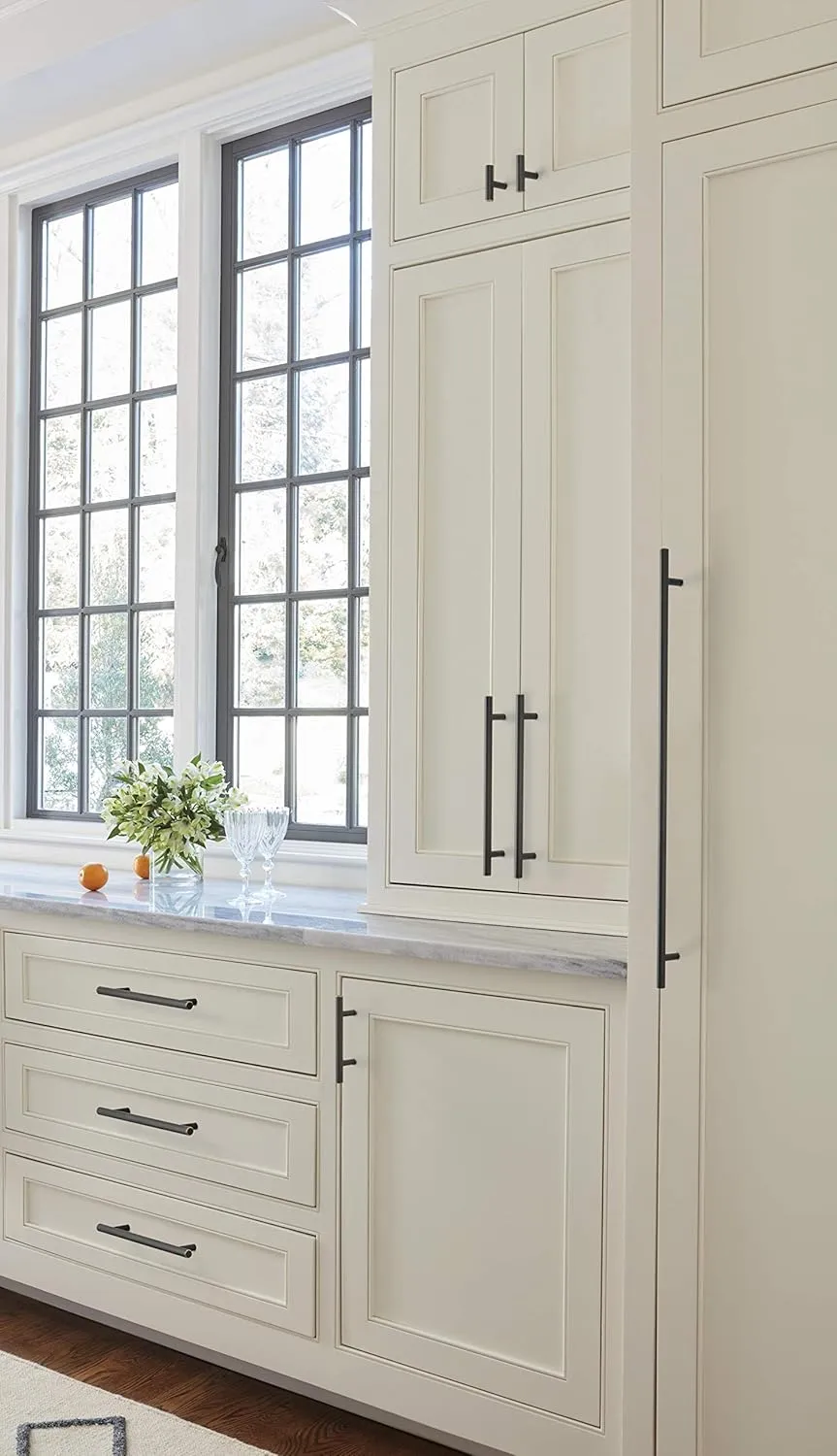 Amerock | Cabinet Pull | Oil Rubbed Bronze | 3 inch (76 mm) Center to Center | Bar Pulls | 10 Pack | Drawer Pull | Drawer Handle | Cabinet Hardware