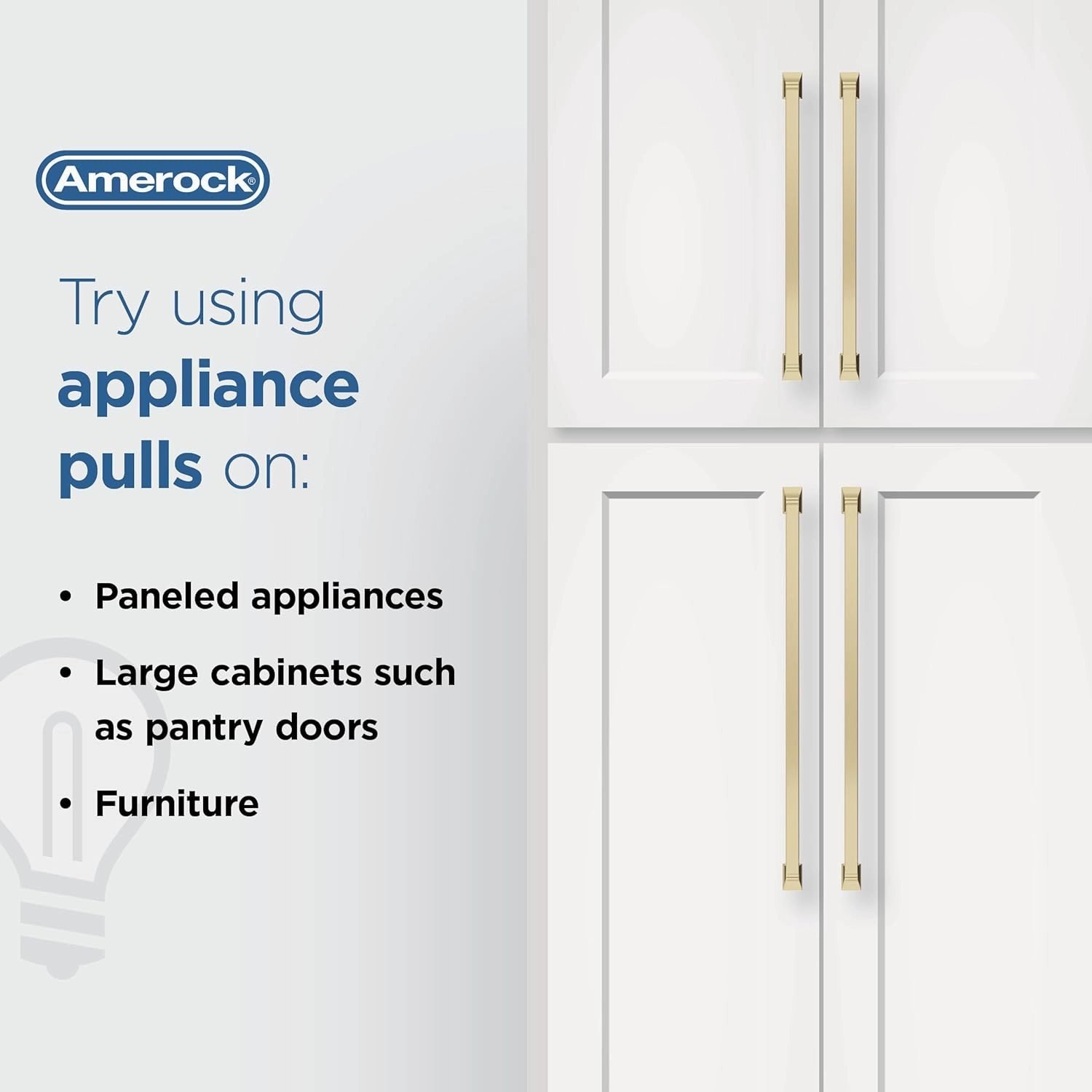Amerock | Appliance Pull | Black Bronze | 18 inch (457 mm) Center to Center | Bar Pulls | 1 Pack | Drawer Pull | Drawer Handle | Cabinet Hardware