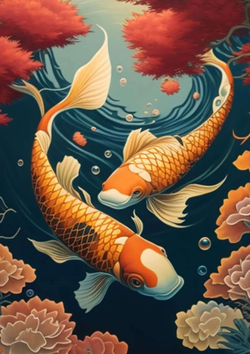 Animal Fish in The Water 1000 Piece Jigsaw Challenging Puzzle Game for Adults Kids Decompressing Toy Holiday Party Gifts Puzzles as Home Decor