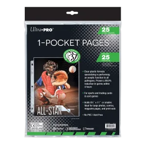 Anti-Microbial Guard 1-Pocket Pages (25ct) for 8.5" x 11" Prints