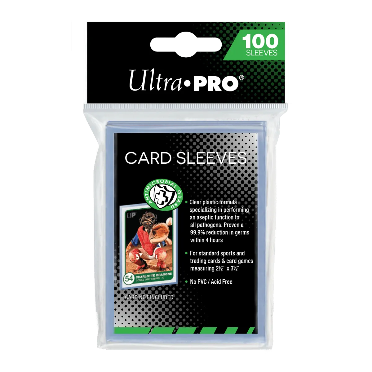 Anti-Microbial Guard Card Sleeves (100ct) for Standard Trading Cards