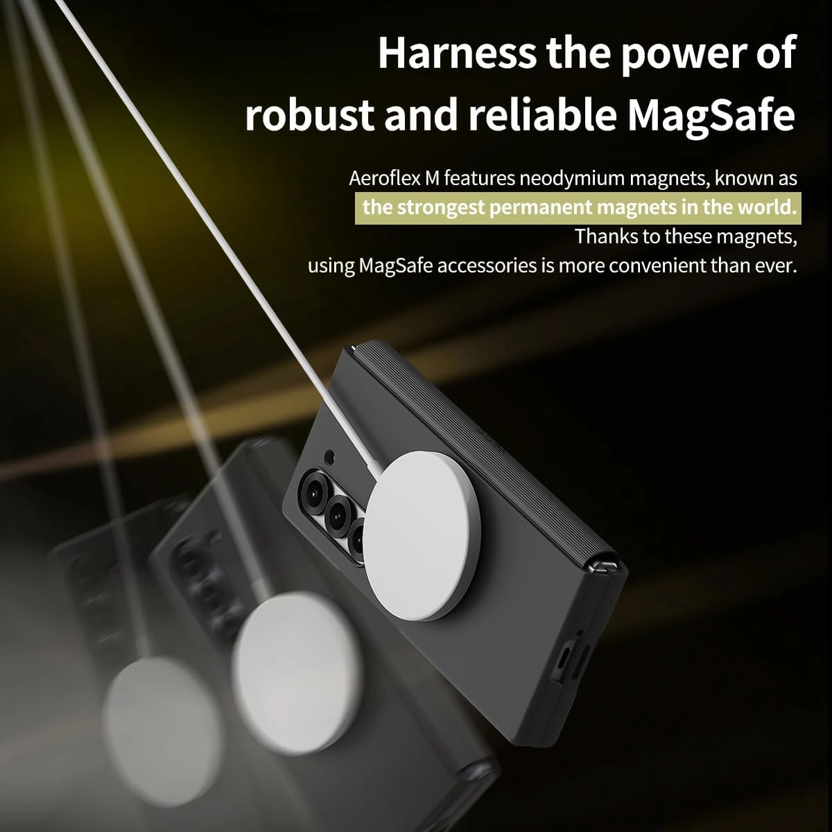 araree Aero Flex M Galaxy Z Fold 6 Case 【Improved Version】 with Hinge Protection, Compatible with Magsafe Accessories & Chager Anti-Fingerprint,Thin & Slim,Shockproof Slim Hard Case - Green