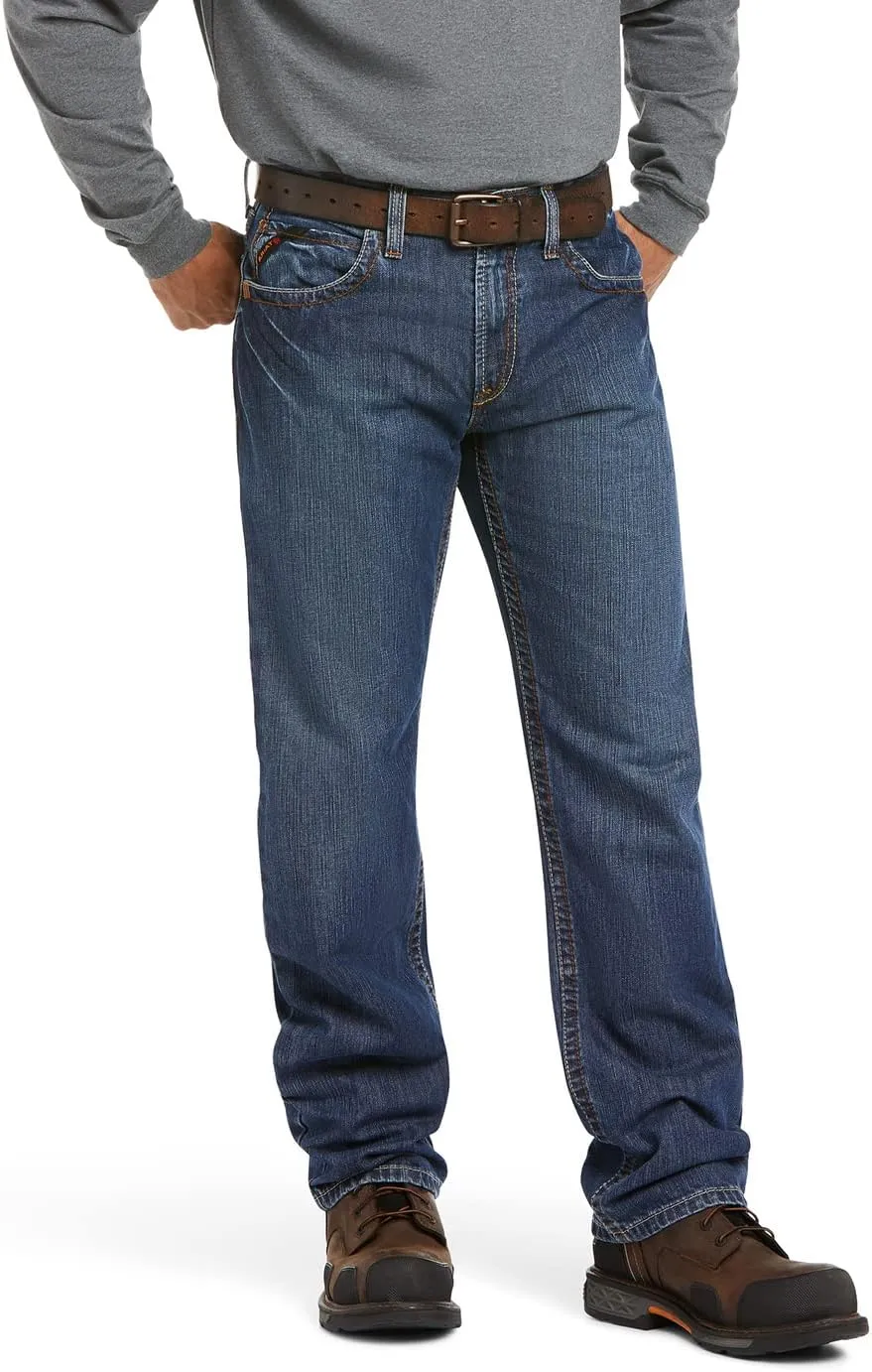 Ariat Men's FR M3 Loose Basic Stackable Straight Leg Jean