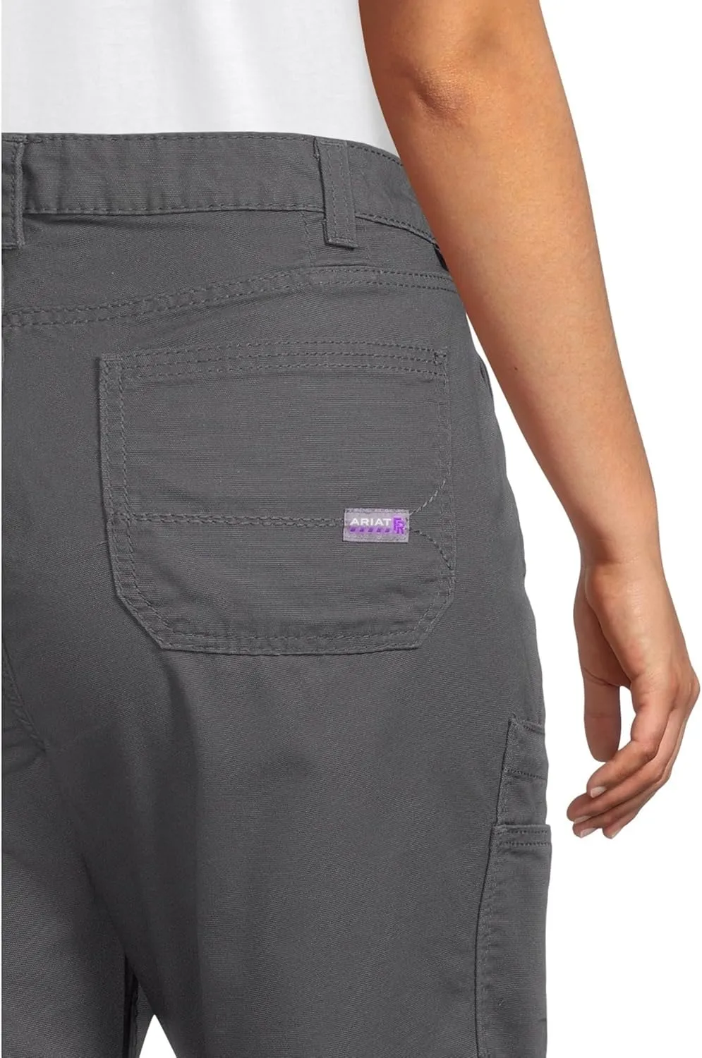 ARIAT Women's Fr Stretch Duralight Canvas Stackable Straight Leg Pant