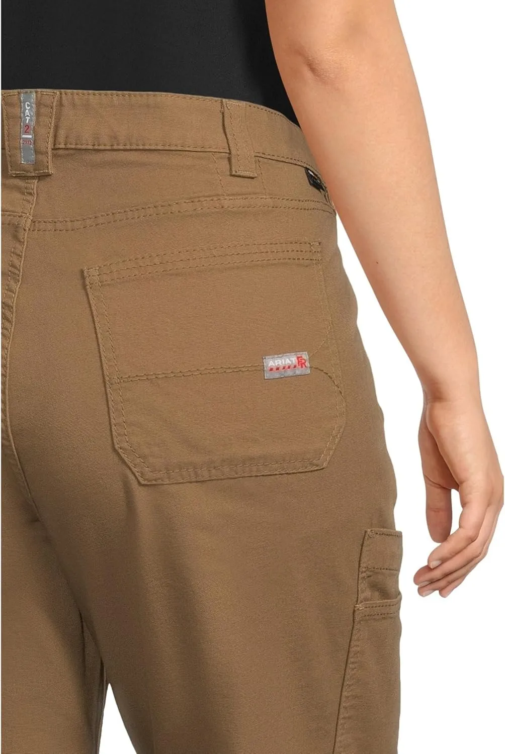 ARIAT Women's Fr Stretch Duralight Canvas Stackable Straight Leg Pant