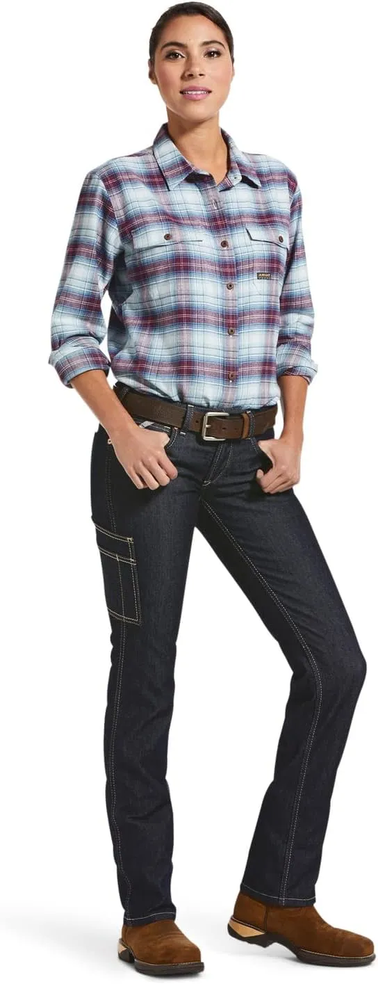 ARIAT Women's Rebar Durastretch Raven Straight Leg Jean