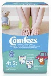 ATTENDS Youth Training Pants Comfees Pull On 4T-5T Disposable (#CMF-B4, Sold Per Case)