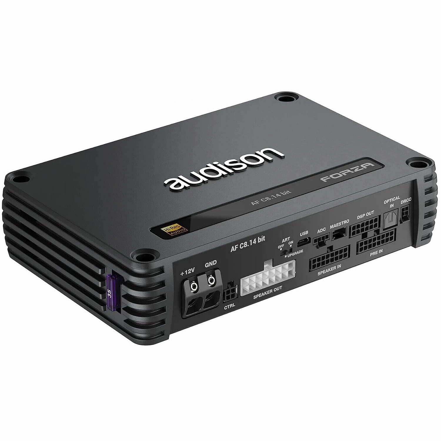 Audison AFC8.14BIT 8-Channel X 100W RMS Power Amplifier with Built-in DSP