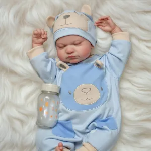 BABESIDE Reborn Realistic Baby Dolls - Loki 20 Inch Cute Soft Realistic Baby Doll Lifelike Newborn Baby Dolls with Accessories Reborn Baby Dolls for Kids Age 3 