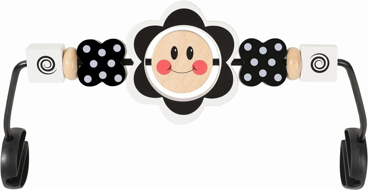 Baby Bjorn Bouncer Toy Bar, Toy Bar for Bouncer Balance Soft & Bliss, Easy to Attach and Remove, Child-Friendly Materials, Ideal for Baby, Black and White Toys