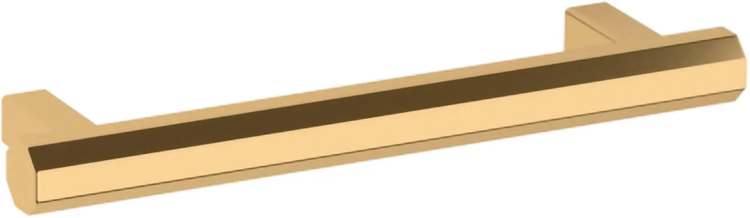 Baldwin 4417003BIN 4417.BIN Octagonal 4 Inch Center to Center Bar Cabinet Pull from The Estate Collection