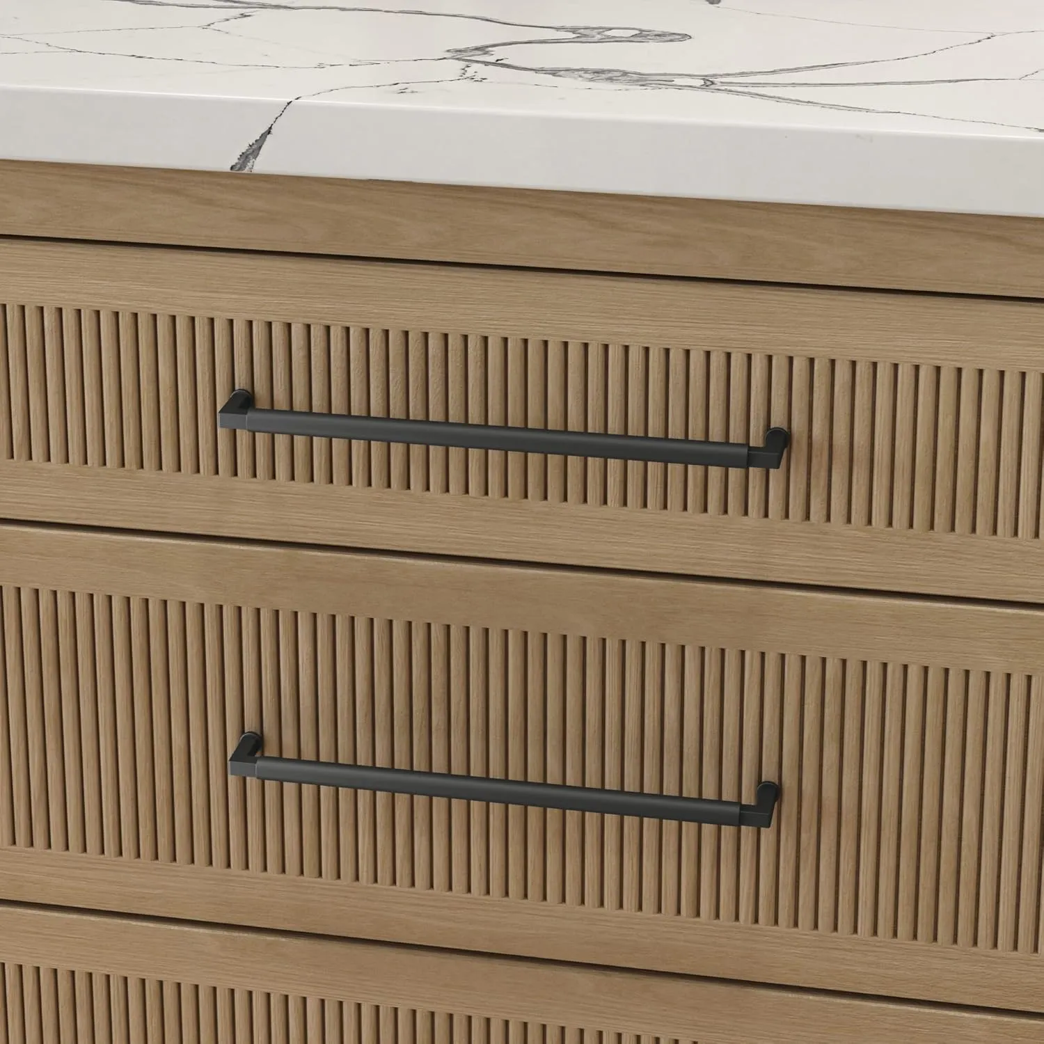 Baldwin 4433 Gramercy 12 Inch Center to Center Handle Cabinet Pull from The Estate Collection - Lifetime Satin Brass