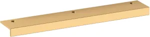 Baldwin 4622.BIN Edge Pull 6 Inch Center to Center Finger Cabinet Pull from The Estate Collection - Lifetime Polished Brass