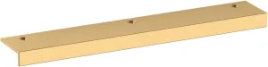 Baldwin 4622.BIN Edge Pull 6 Inch Center to Center Finger Cabinet Pull from The Estate Collection - Lifetime Satin Brass