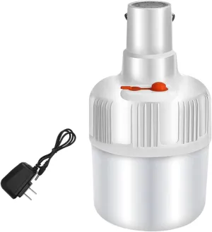 barenx Portable LED Camping Lantern Rechargeable, Waterproof Emergency LED Light with Hanging Hook - US Adapter