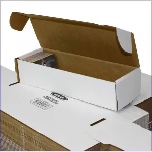 BCW 660 Card Storage Box - 10 ct | Cardboard Organizer for Baseball, Basketball, Football Cards, MTG, Pokemon | Card Game Storage & Protection | Card Storage Box | Assembly Required